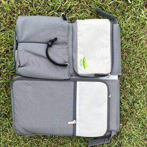 Gray and White Kids Backpack